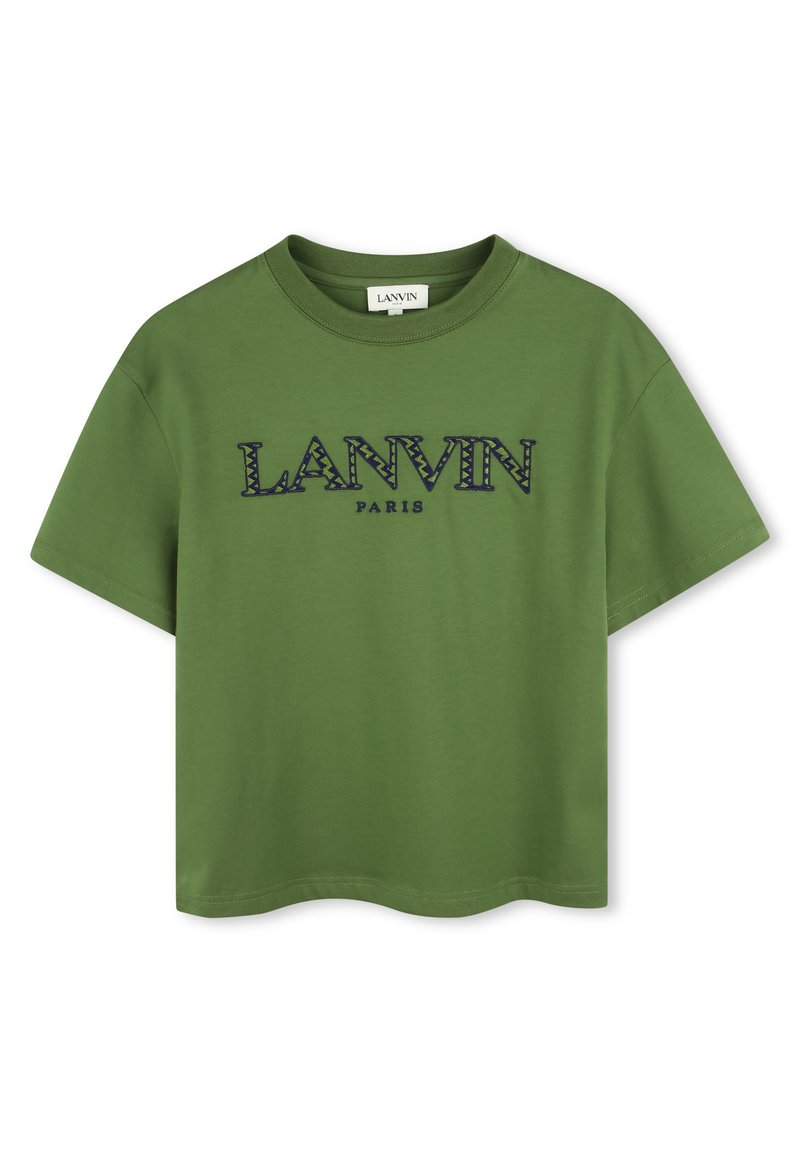 LANVIN T-shirt print olijfgroen