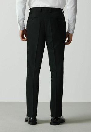 Next, SKINNY FIT - TEXTURED SUIT TROUSERS . - Anzughose - black