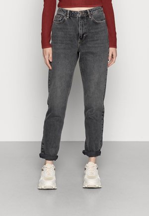 Relaxed fit jeans - black denim