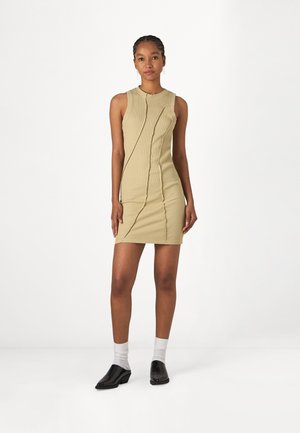 Shift dress - brown