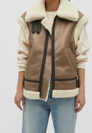 Waistcoat - light brown