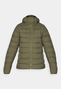 FEMUND ZIP HOOD - Casaco de penas - olive night