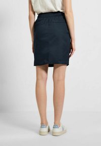 Jupe Femme Cecil Imprimée Texture - Bleu Pétrole, Taille élastique, Poches - Style Décontracté Sportif