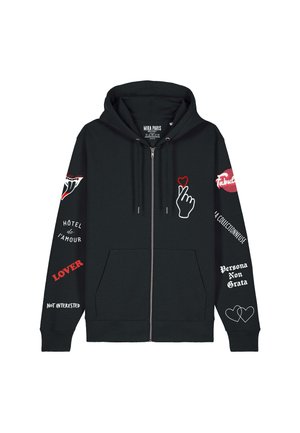 UNISEX - Sweat zippé - black