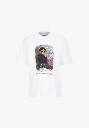 19V69 Italia, 19V69 ITALIA T-SHIRT TAMARO GRAFFITI 2 - T-Shirt print - white