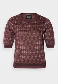 SHORT SLEEVE - Džemperis - dark bordeaux