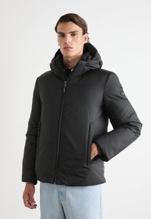 HOODED JACKET - Winter jacket - black