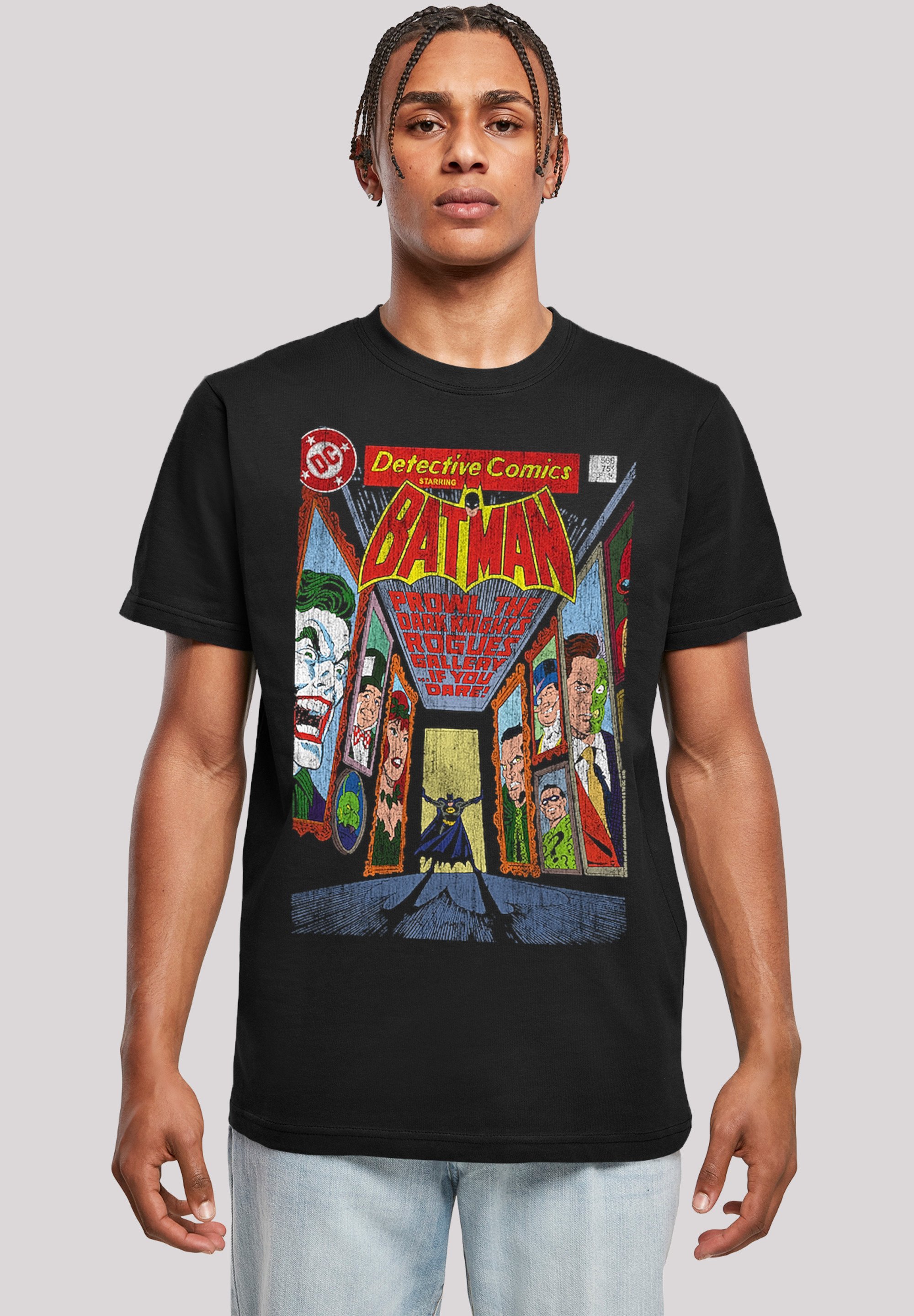 F4NT4STIC DC COMICS BATMAN ROGUES GALLERY COVER - T-shirt print - black/zwart -