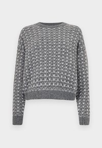 Noisy May NMMAELYS O NECK - Džemperis - charcoal gray/cloud dancer