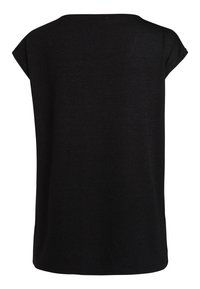Pieces PCBILLO TEE STRIPES  - T-shirt con stampa - black