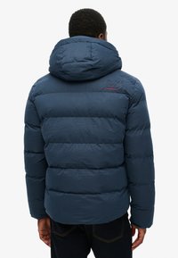 Superdry & Co HOODED MICROFIBRE PUFFER - Vinterjakker - baltic blue