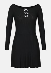 Abito in maglia - black