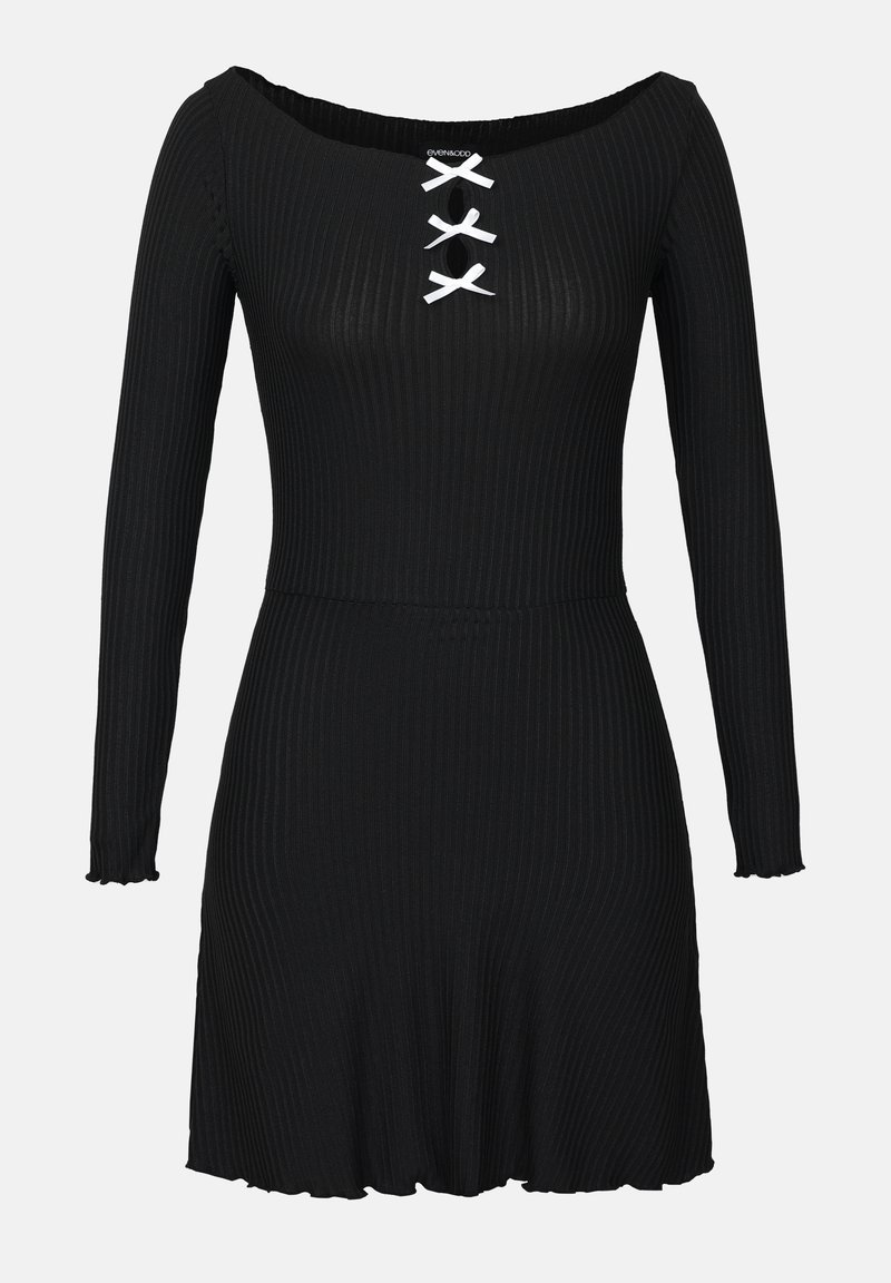 Even&Odd Gebreide jurk zwart