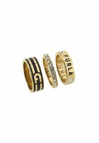 Furla ARCH STRIPE 3 PACK - Prsten - gold-tone and black