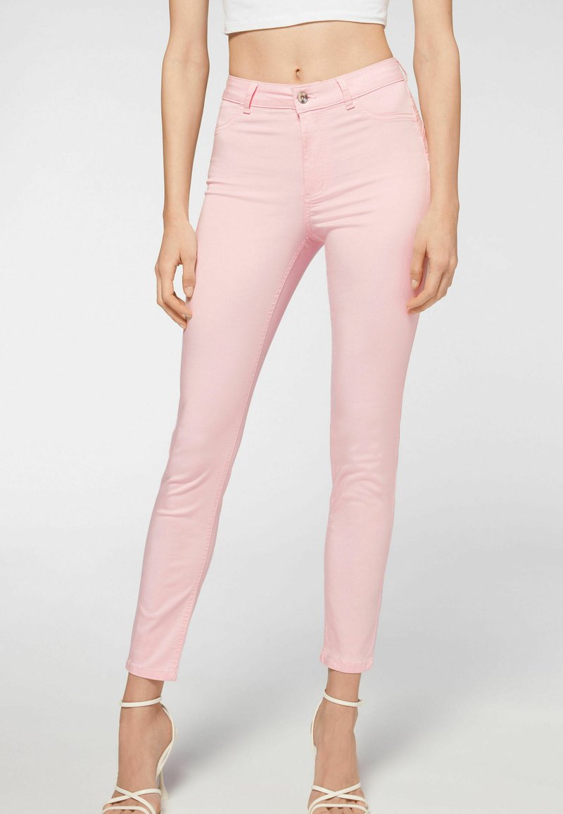 Calzedonia LIGHT PUSH-UP - Skinny džíny - pink/růžová - Zalando.cz