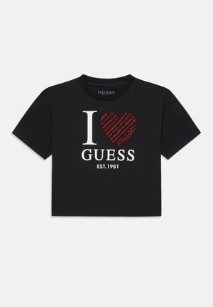 JUNIOR - Print T-shirt - jet black