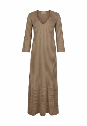 Falconeri, WAVE STITCH - Maxikleid - light brown