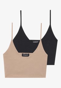 2 PACK - Toppi - black/taupe