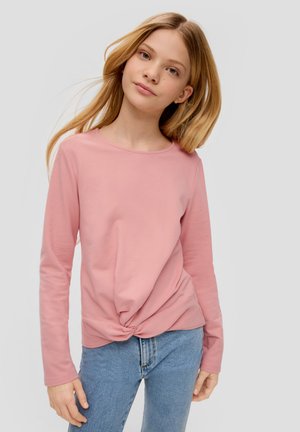 s.Oliver MIR KNOTEN-DETAIL - Langarmshirt - koralle