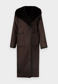 REVERSIBLE LONG COAT - Manteau d'hiver - brown