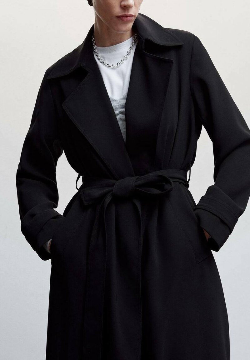 Mango Gabardina - black