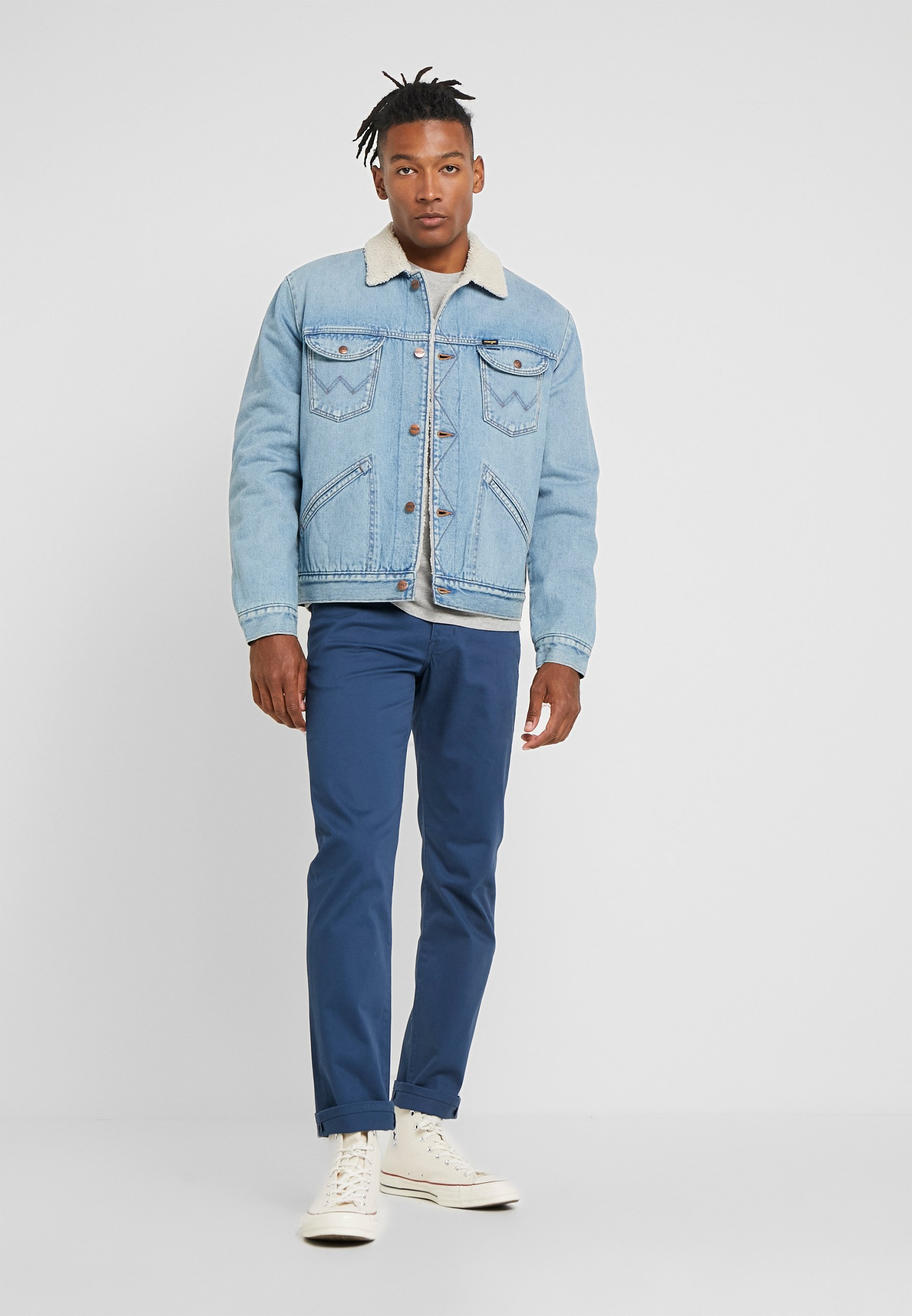 Spijkerjas bleached denim Spijkerjas bleached denim
