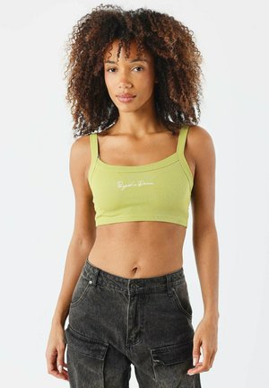 CROP NALA - Débardeur - pistache