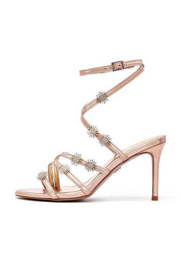 Riemensandalette - rose gold