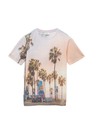 MIT ALL-OVER - T-shirt imprimé - weiß