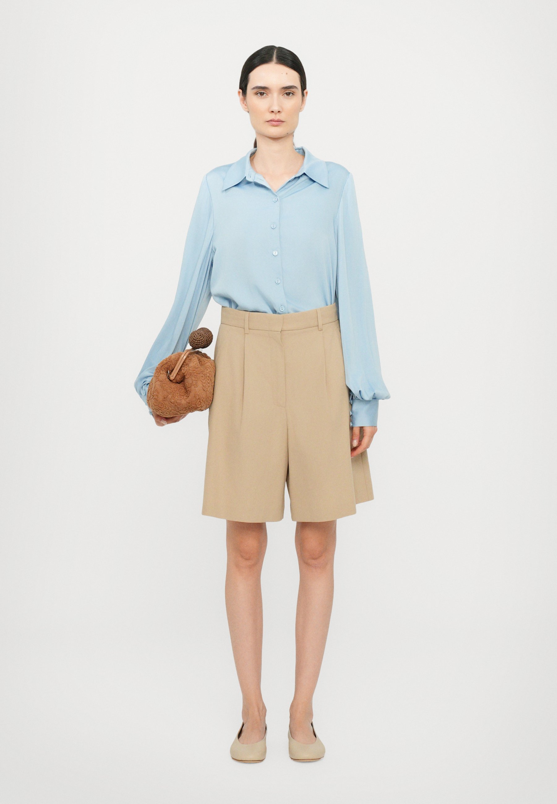 売れ筋商品|||ホフマン コペンハーゲン シャツ レディース トップス FLORA - Button-down blouse - lavender blue Hofmann Copenhagen FLORA - Button-down blouse - lavender