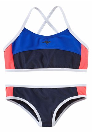 KangaROOS BUSTIER - Bikini - marine/hummer