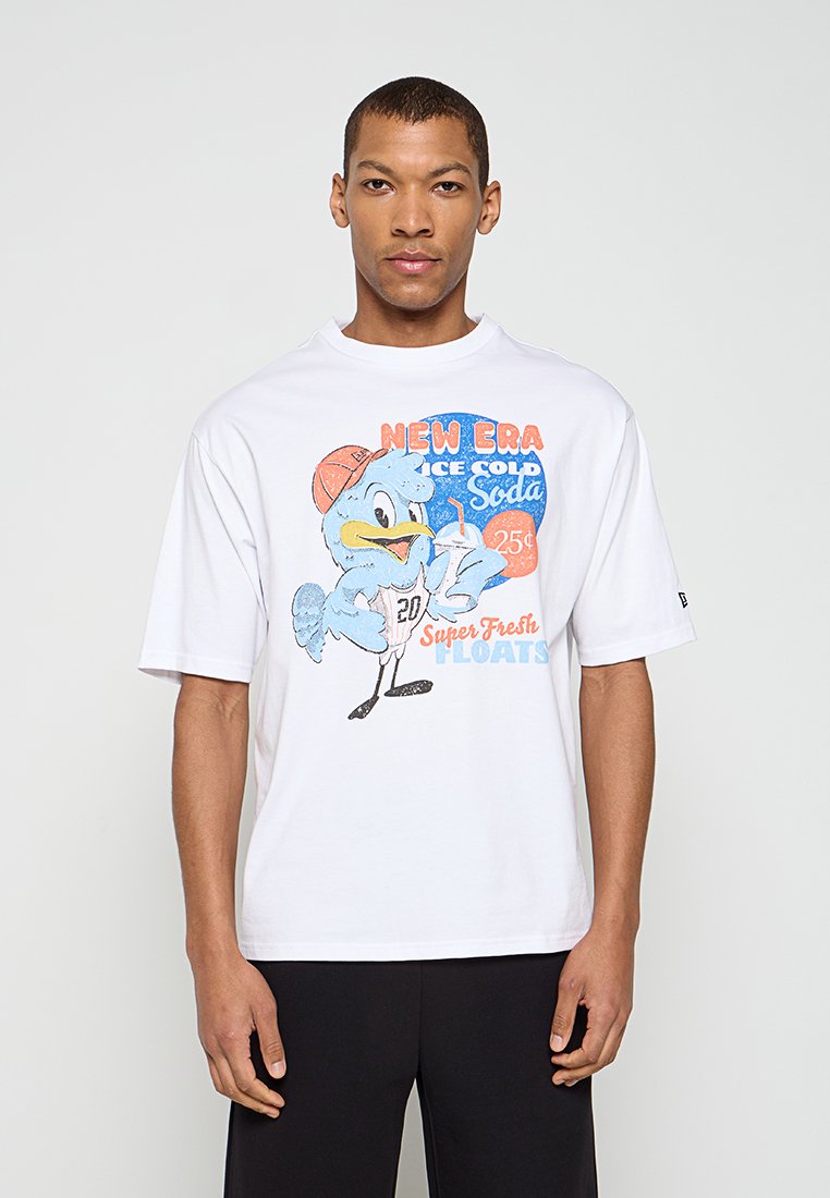 new era T-shirt print wit