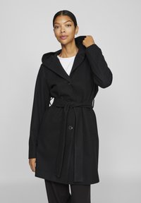 VILA VISELMA BELTED COAT - Klasični plašč - black