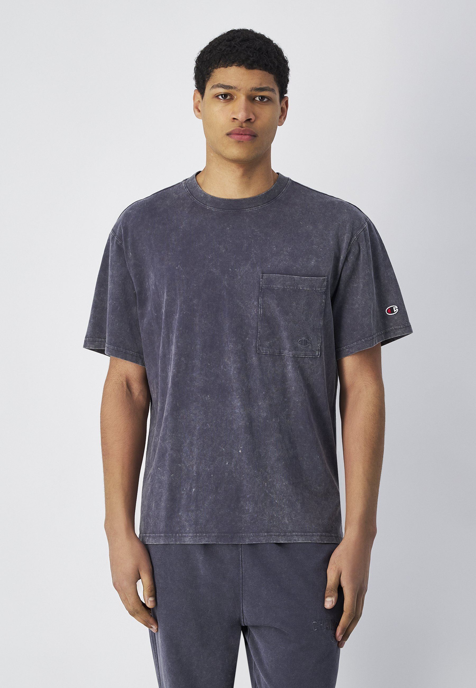 Champion Camiseta básica dark grey melange/gris