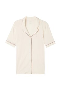 KURZÄRMELIGES, VORNE OFFENES - Maglia del pigiama - natürlich vanilla ivory