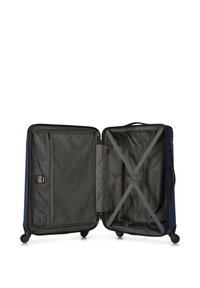 WITTCHEN LUGGAGE SET WITH WASH BAG AND TAG FROM ABS - Valise à roulettes - dark blue