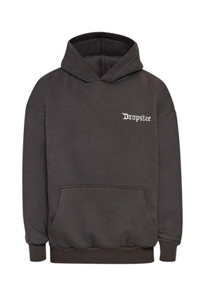 Dropsize DROPSIZE HERREN DROPSIZE HEAVY CLOUD DOVE HOODIE - Hoodie - washed black