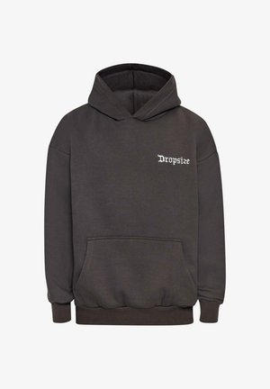 Dropsize DROPSIZE HERREN DROPSIZE HEAVY CLOUD DOVE HOODIE - Hoodie - washed black