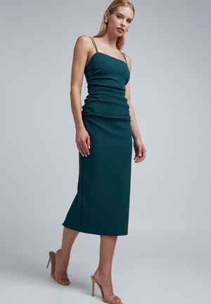 BWLDR RYETTE MIDI - Cocktailjurk - emerald