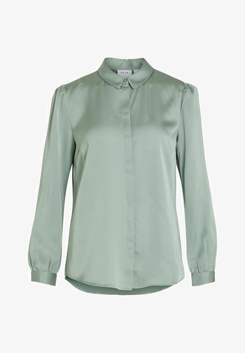 VILA VIELLETTE - Skjortebluser - green milieu