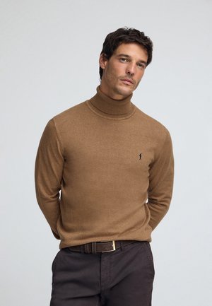 TURTLE NECK - Maglione - tobacco vigore