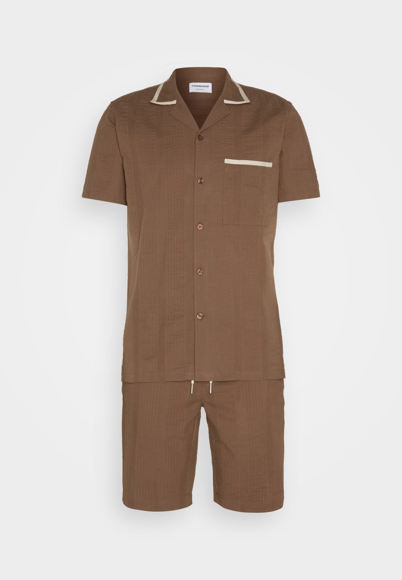 lindbergh Overhemd kaki lindbergh Overhemd kaki