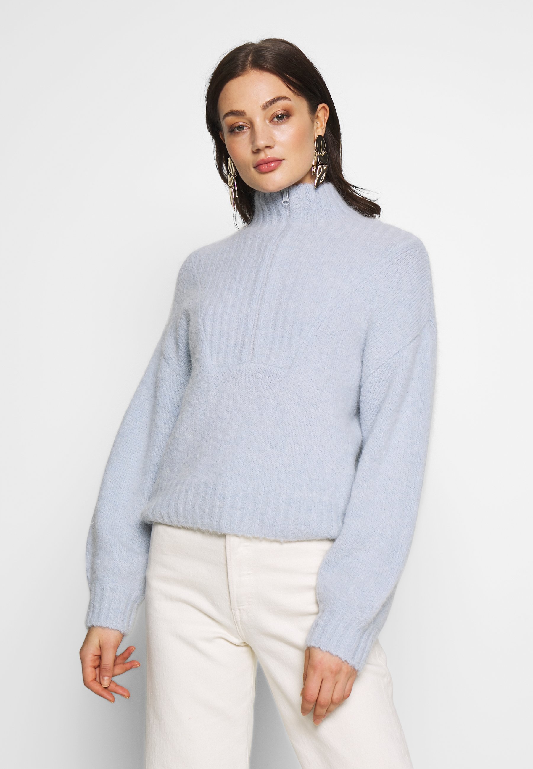 Weekday selina zip sweater Clearance