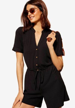 REGULAR FIT - Kezeslábas - black