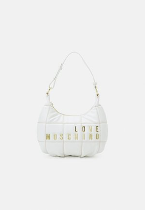 LOVE EMBROIDERY HOBO - Kabelka - bianco