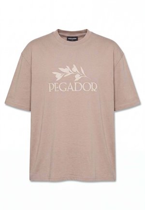 Pegador, PEGADOR OVERSIZED T-SHIRT TAVIRA - T-shirt con stampa - beige