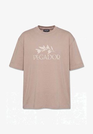Pegador, PEGADOR OVERSIZED T-SHIRT TAVIRA - Camiseta estampada - beige