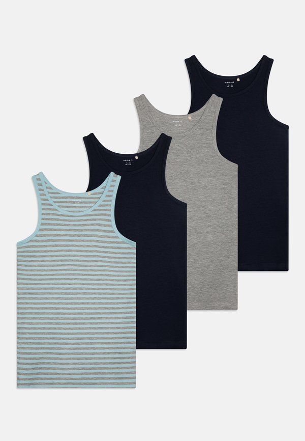 NKMTANK 4 PACK - Undershirt - aquamarine
