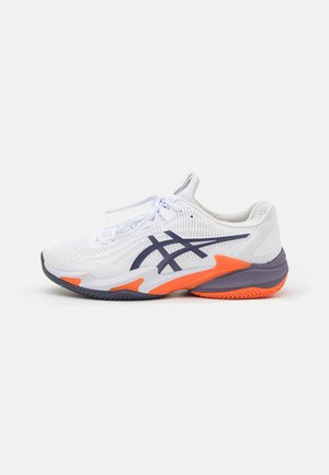 COURT FF 3 CLAY - Tennisschuh für Sandplätze - white/greyish purple