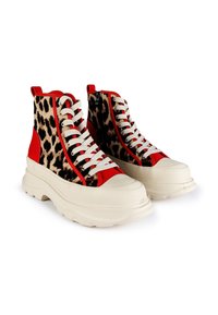 LOLA CASADEMUNT Botines con plataforma - red